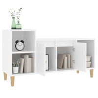 Mobile Porta TV Bianco 100x35x55 cm in Legno Multistrato cod mxl 26299