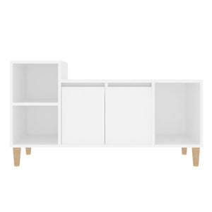 Mobile Porta TV Bianco 100x35x55 cm in Legno Multistrato cod mxl 26299