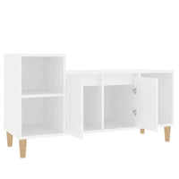 Mobile Porta TV Bianco 100x35x55 cm in Legno Multistrato cod mxl 26299