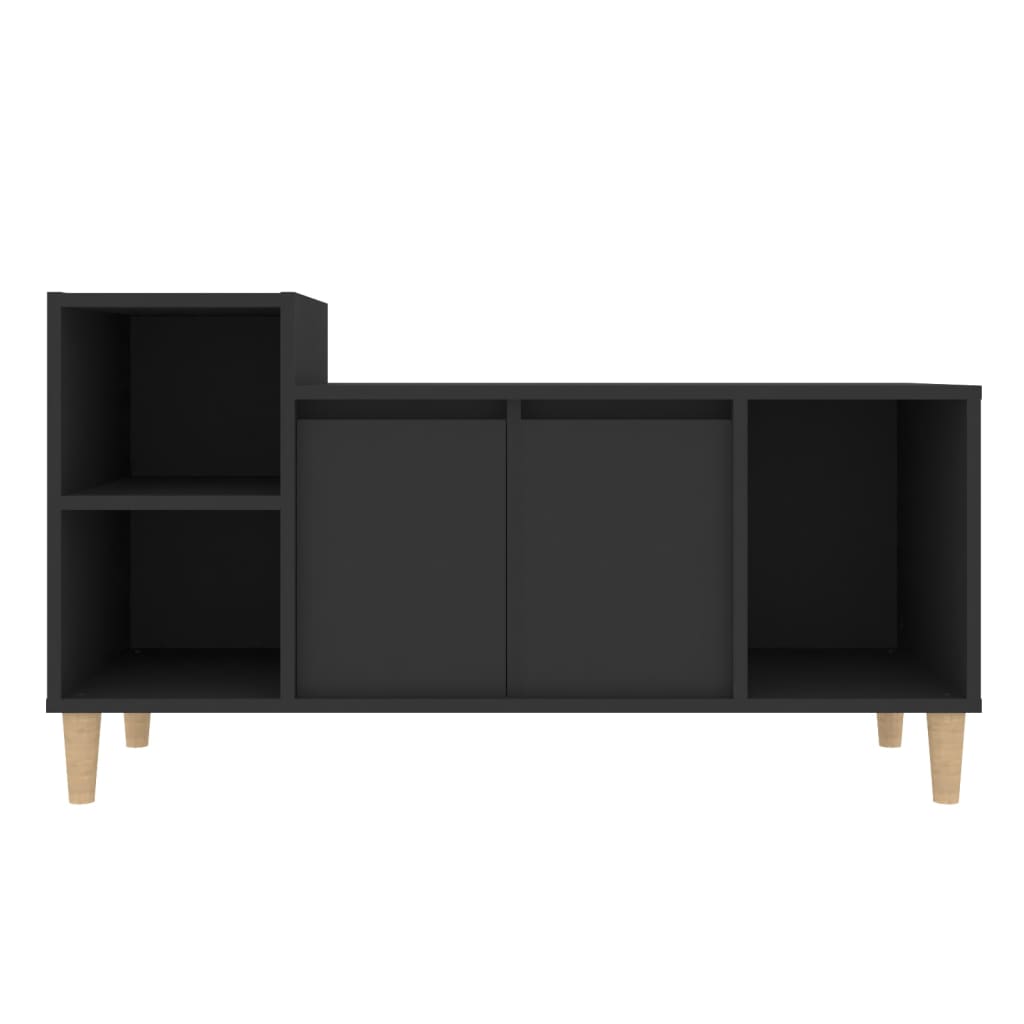 Mobile Porta TV Nero 100x35x55 cm in Legno Multistrato cod mxl 27507