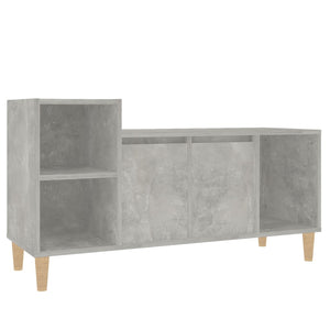 Mobile per TV Grigio Cemento 100x35x55 cm Legno Multistrato