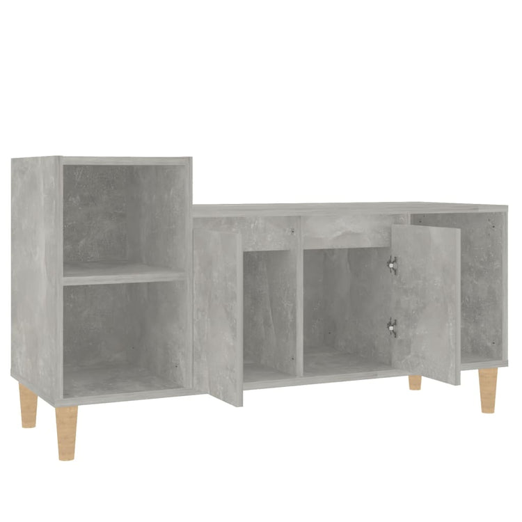 Mobile per TV Grigio Cemento 100x35x55 cm Legno Multistrato