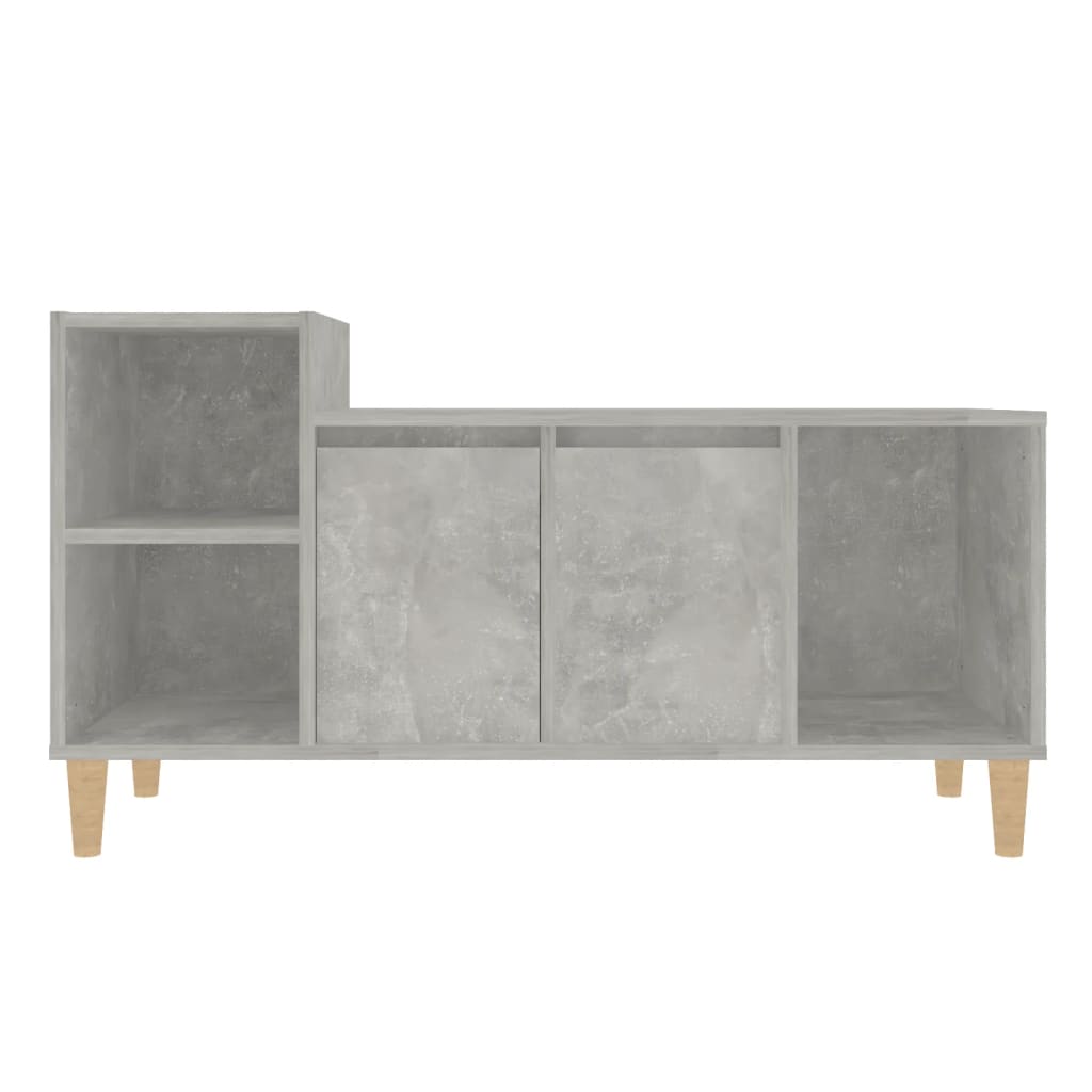 Mobile per TV Grigio Cemento 100x35x55 cm Legno Multistrato