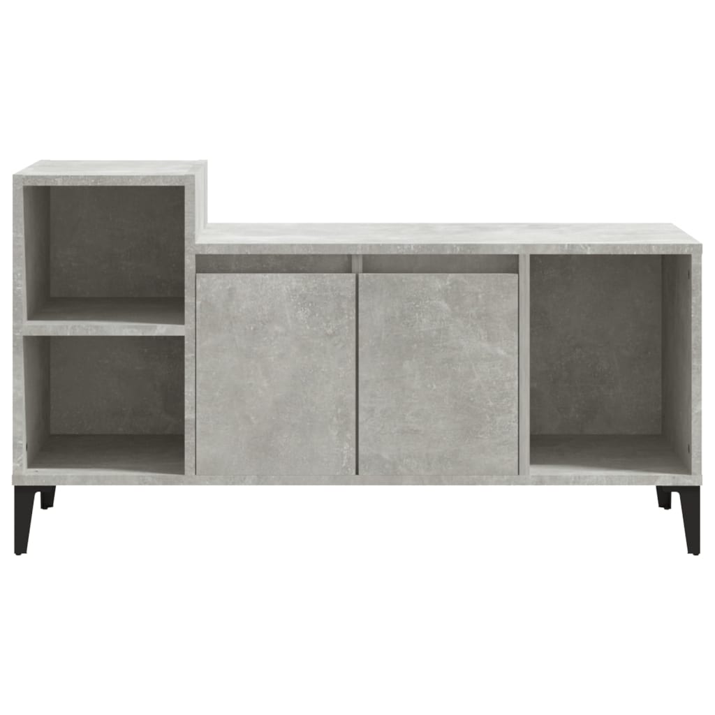 Mobile per TV Grigio Cemento 100x35x55 cm Legno Multistrato 821184