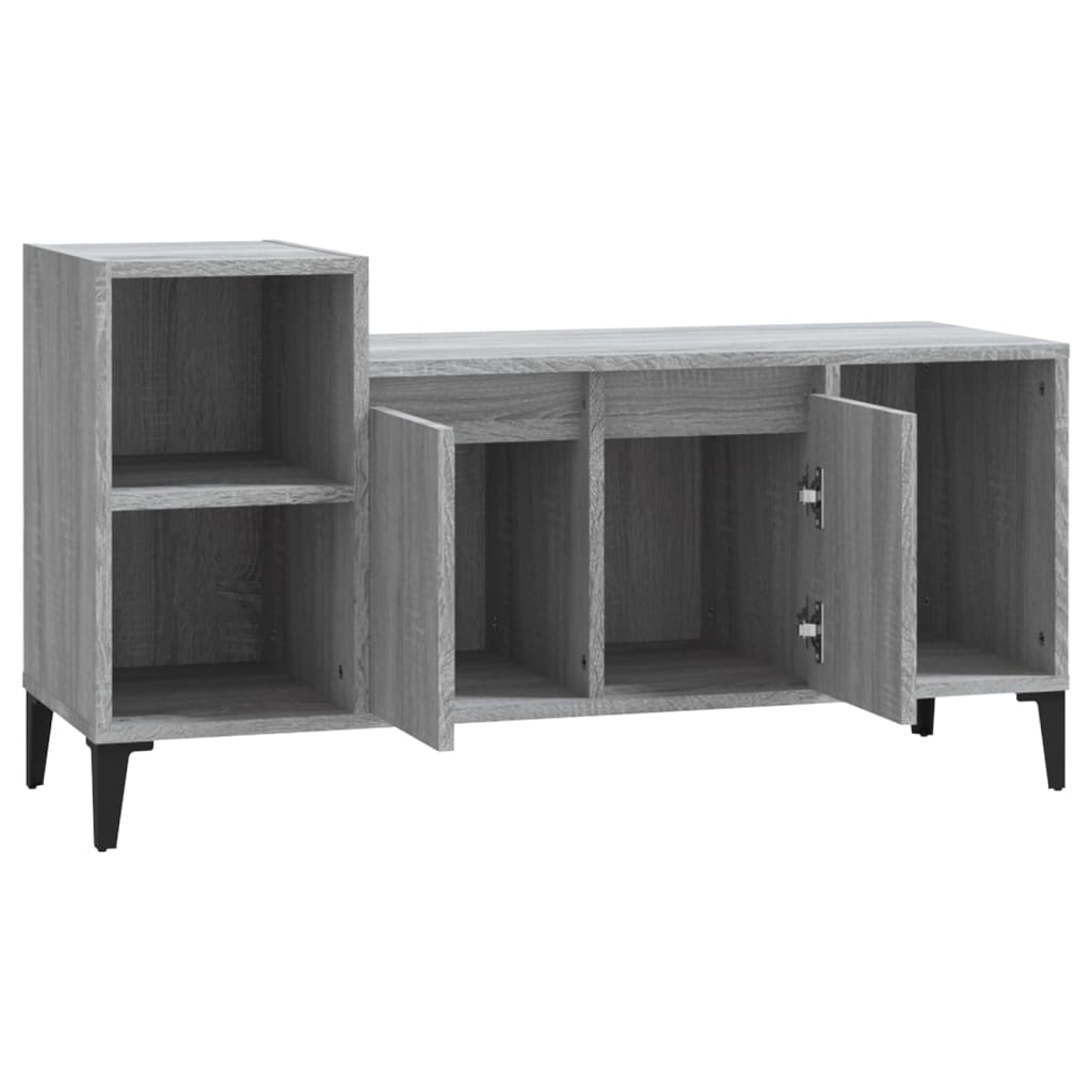 Mobile TV Grigio Sonoma 100x35x55 cm in Legno Multistrato