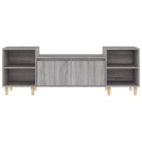 Mobile TV Grigio Sonoma 160x35x55 cm in Legno Multistrato 821194