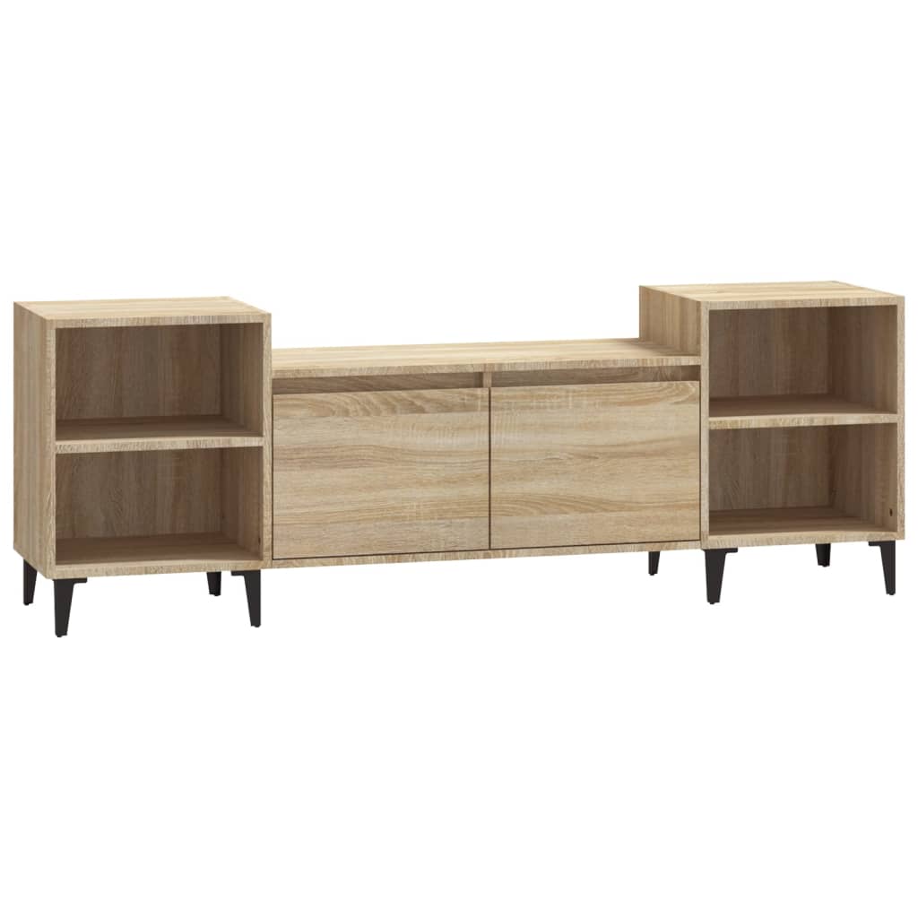 Mobile Porta TV Rovere Sonoma 160x35x55 cm Legno Multistrato