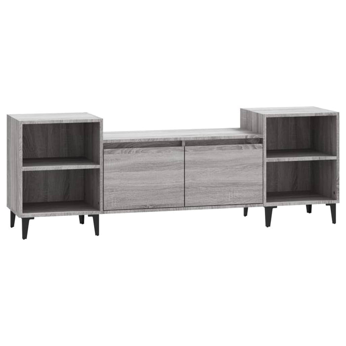 Mobile TV Grigio Sonoma 160x35x55 cm in Legno Multistrato cod mxl 27810