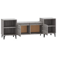 Mobile TV Grigio Sonoma 160x35x55 cm in Legno Multistrato 821202