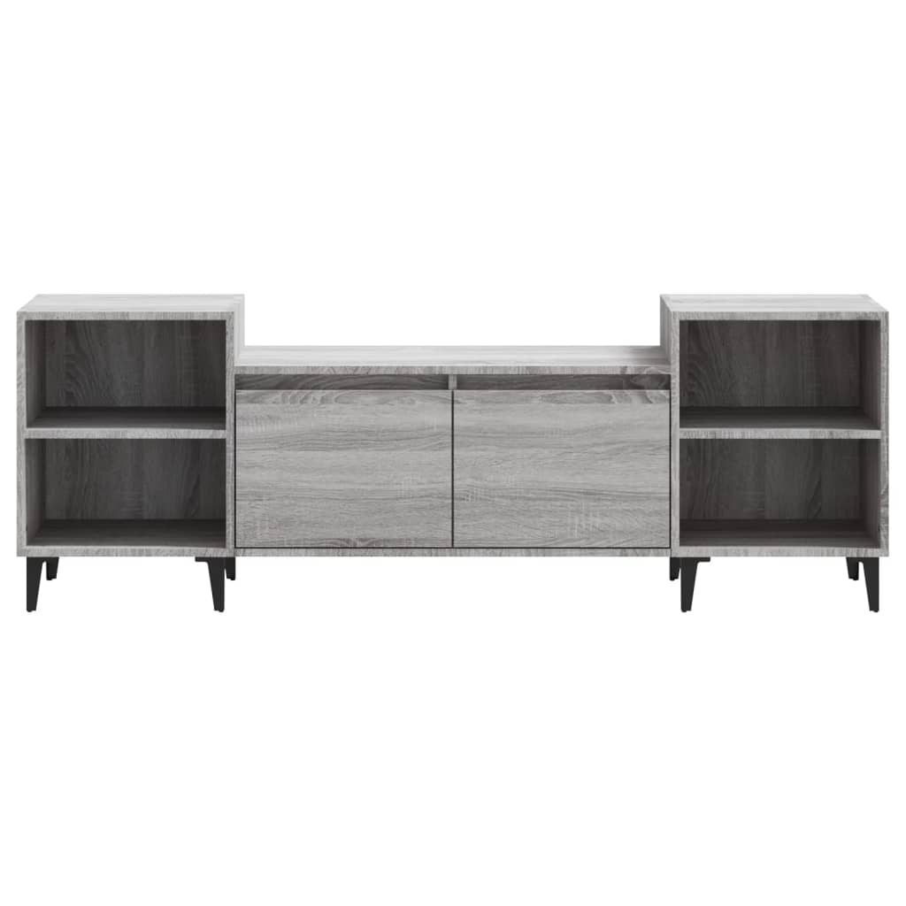 Mobile TV Grigio Sonoma 160x35x55 cm in Legno Multistrato cod mxl 27810