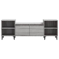 Mobile TV Grigio Sonoma 160x35x55 cm in Legno Multistrato cod mxl 27810