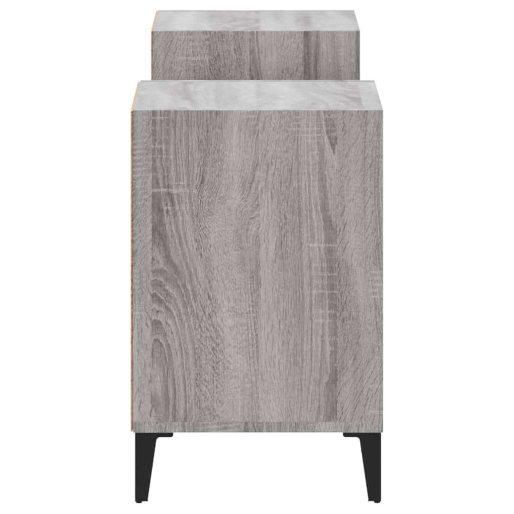 Mobile TV Grigio Sonoma 160x35x55 cm in Legno Multistrato 821202