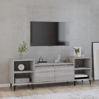 Mobile TV Grigio Sonoma 160x35x55 cm in Legno Multistrato cod mxl 27810