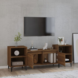 Mobile TV Rovere Marrone 160x35x55 cm in Legno Multistrato 821203