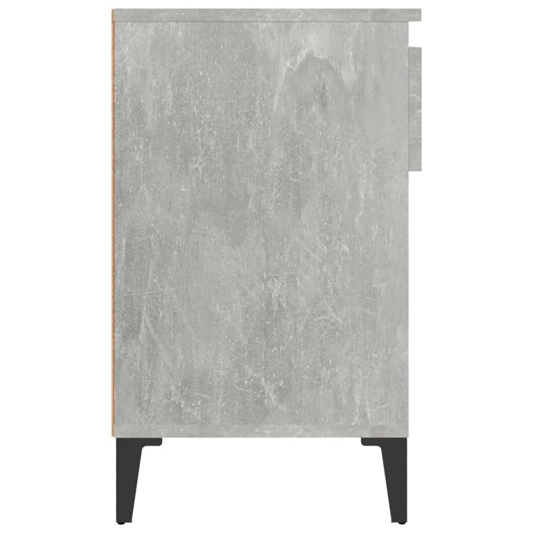 Scarpiera Grigio Cemento 102x36x60 cm in Legno Multistrato cod mxl 38681