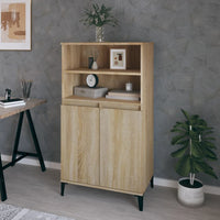 Credenza Rovere Sonoma 60x36x110 cm in Legno Multistrato cod mxl 17696