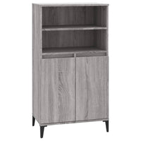 Credenza Grigio Sonoma 60x36x110 cm in Legno Multistrato 821234