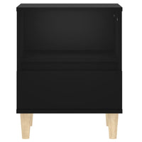 Comodino Nero 40x35x50 cm cod mxl 30106