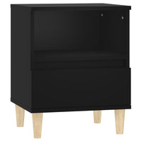 Comodini 2 pz Nero 40x35x50 cm 821797