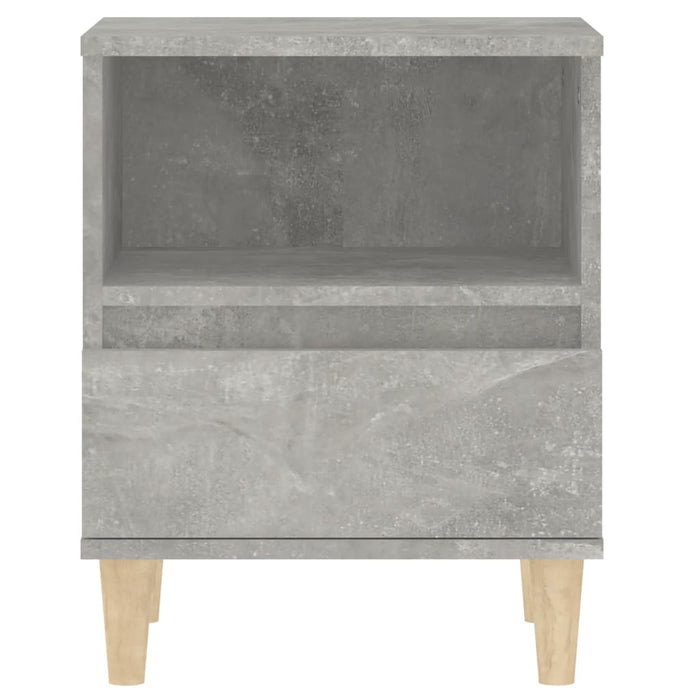 Comodino Grigio Cemento 40x35x50 cm 821802