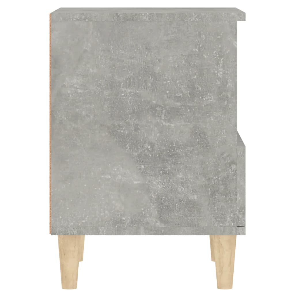 Comodino Grigio Cemento 40x35x50 cm 821802