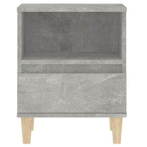 Comodini 2 pz Grigio Cemento 40x35x50 cm cod mxl 30164