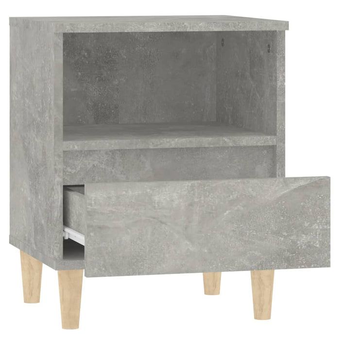 Comodini 2 pz Grigio Cemento 40x35x50 cm cod mxl 30164