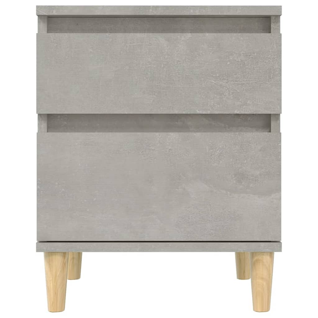 Comodini 2 pz Grigio Cemento 40x35x50 cm 821835