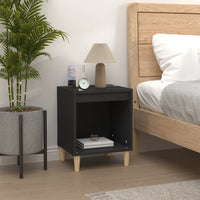 Comodini 2 pz Nero 40x35x50 cm cod mxl 29970