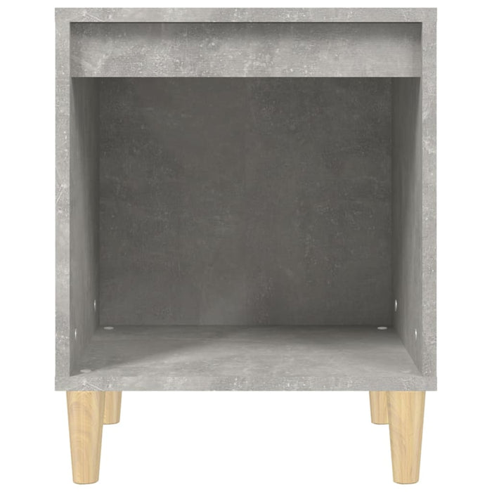 Comodini 2 pz Grigio Cemento 40x35x50 cm cod mxl 29967