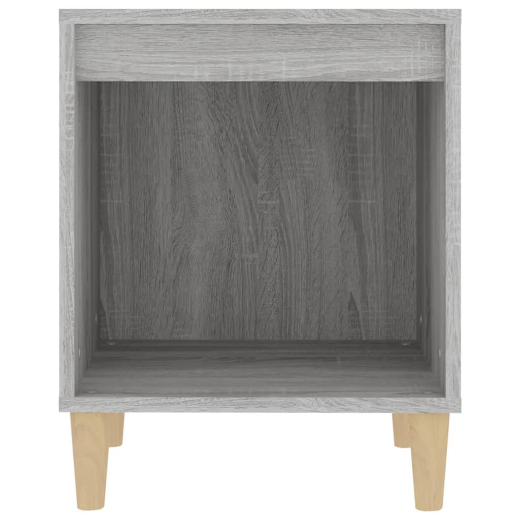 Comodino Grigio Sonoma 40x35x50 cm cod mxl 34537