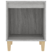 Comodino Grigio Sonoma 40x35x50 cm cod mxl 34537