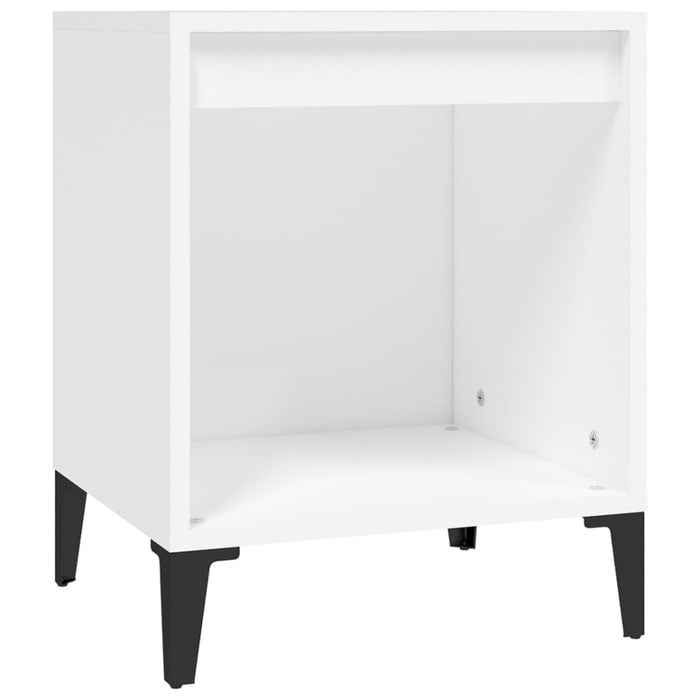 Comodini 2 pz in Bianco 40x35x50 cm cod mxl 30096