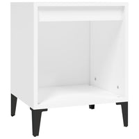 Comodini 2 pz in Bianco 40x35x50 cm 821875