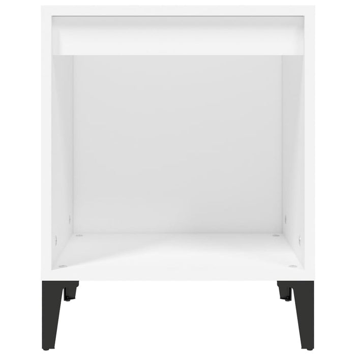 Comodini 2 pz in Bianco 40x35x50 cm cod mxl 30096