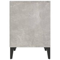 Comodini 2 pz Grigio Cemento 40x35x50 cm cod mxl 30076