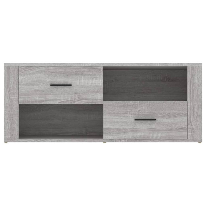 Mobile TV Grigio Sonoma 100x35x40 cm in Legno Multistrato 823105