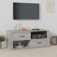 Mobile TV Grigio Sonoma 100x35x40 cm in Legno Multistrato 823105