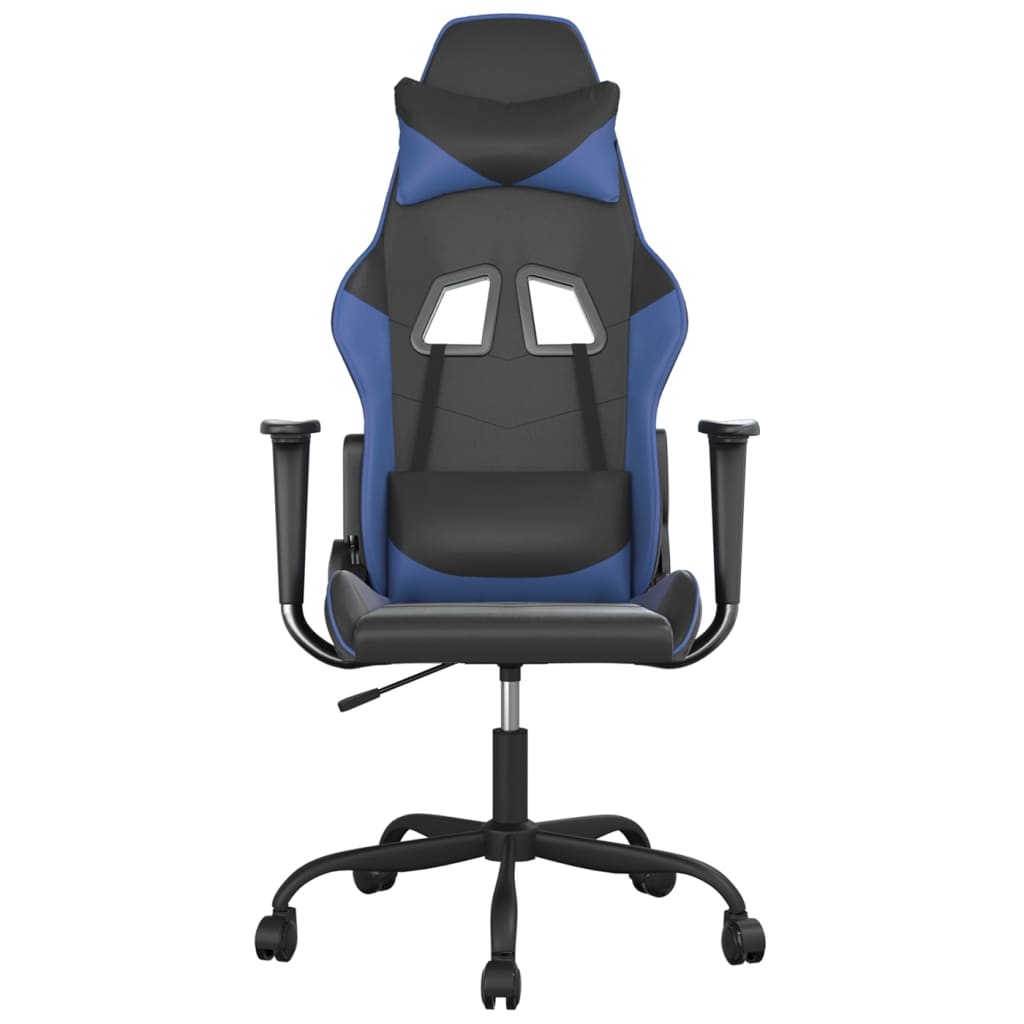 Sedia da Gaming Nera e Blu in Similpelle 3143641