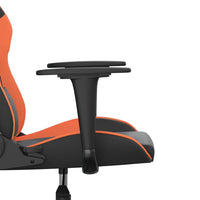 Sedia da Gaming Nero e Arancione in Similpelle 3143647