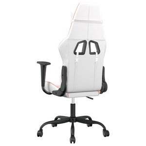 Sedia da Gaming Bianco e Rosa in Similpelle 3143650