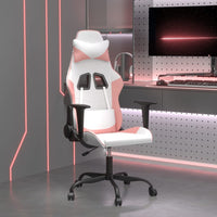 Sedia da Gaming Bianco e Rosa in Similpellecod mxl 75882