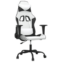 Sedia da Gaming Bianco e Nero in Similpellecod mxl 99869