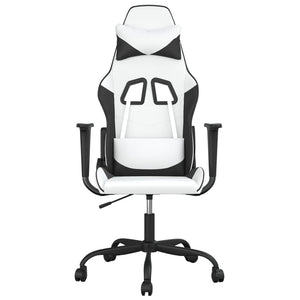 Sedia da Gaming Bianco e Nero in Similpellecod mxl 99869