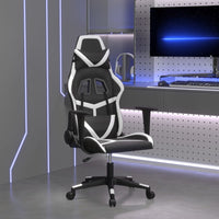 Sedia da Gaming Nero e Bianco in Similpellecod mxl 99870