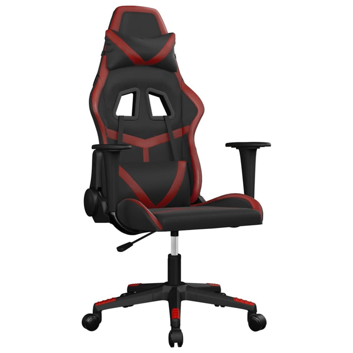 Sedia Gaming Nero e Rosso Vino in Similpellecod mxl 99879