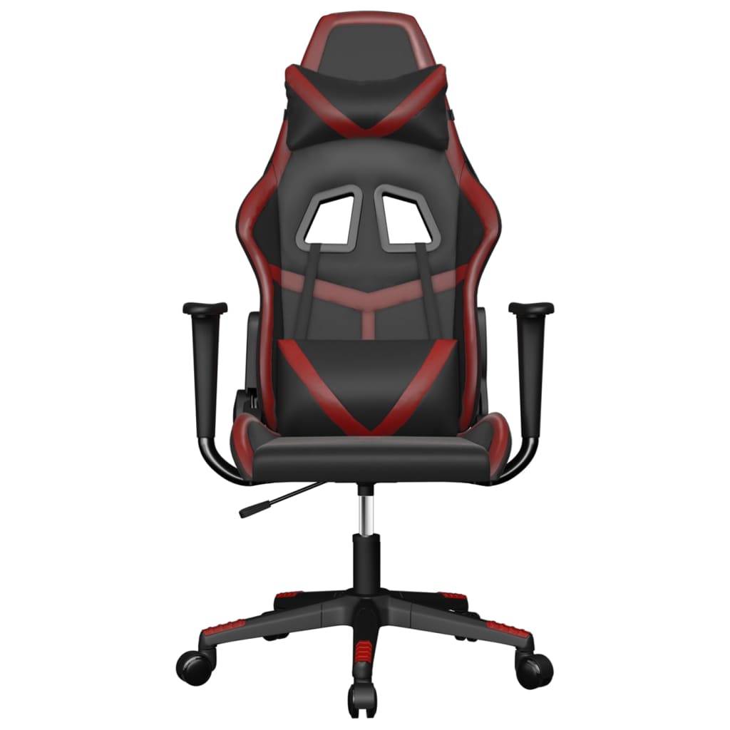 Sedia Gaming Nero e Rosso Vino in Similpellecod mxl 99879