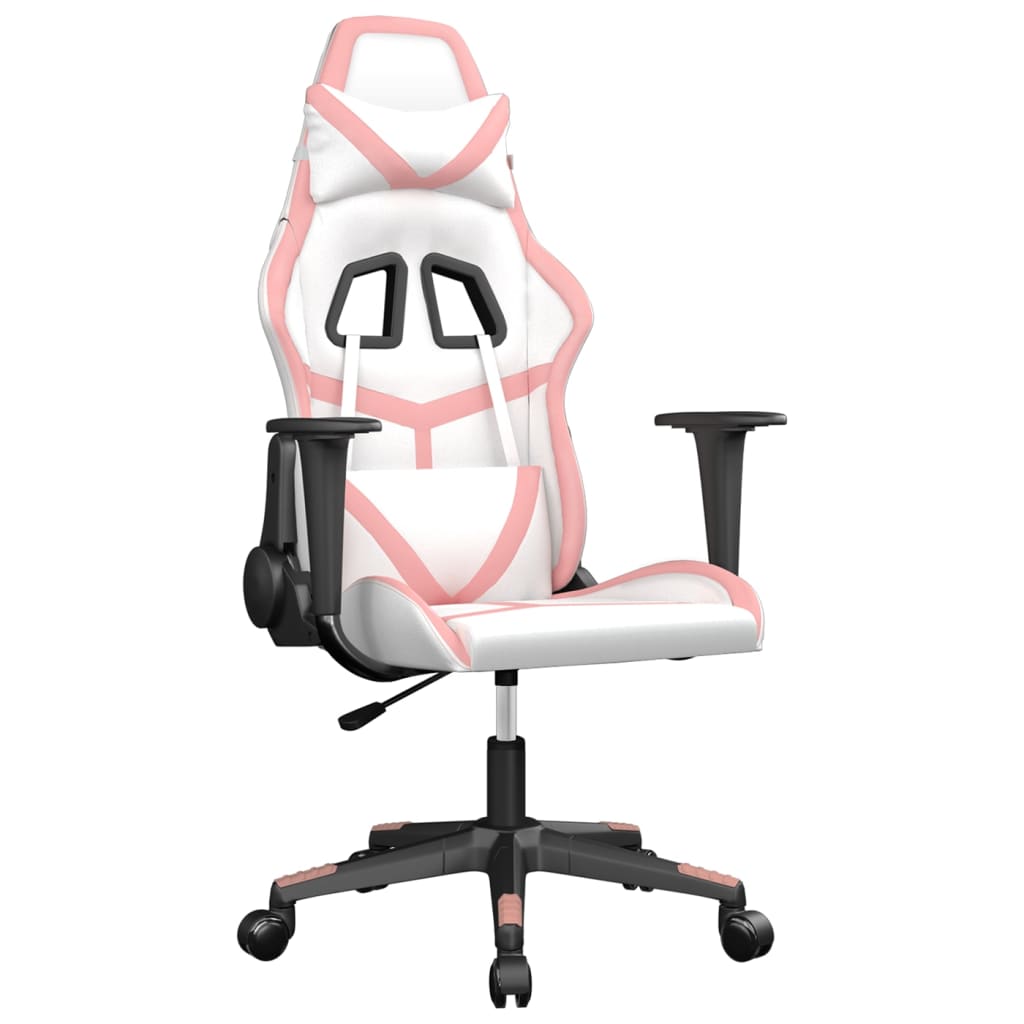 Sedia da Gaming Bianco e Rosa in Similpellecod mxl 75880