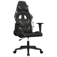 Sedia da Gaming Nero e Mimetico in Similpelle 3143675