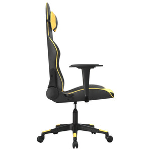 Sedia da Gaming Nera e Oro in Similpelle 3143689